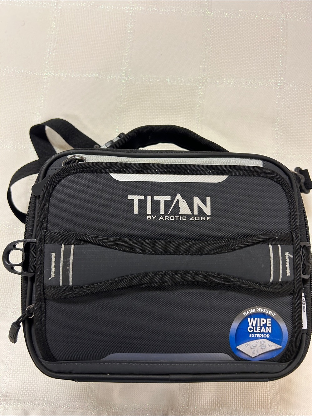 Titan Black Water Repellent Travel Organizer Bag - 10” l x 6”w x 8” h